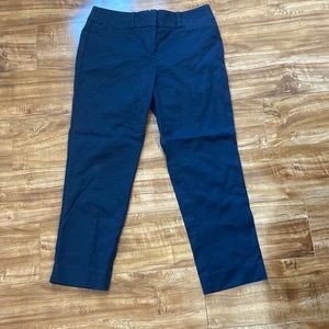 Navy blue crop pants
